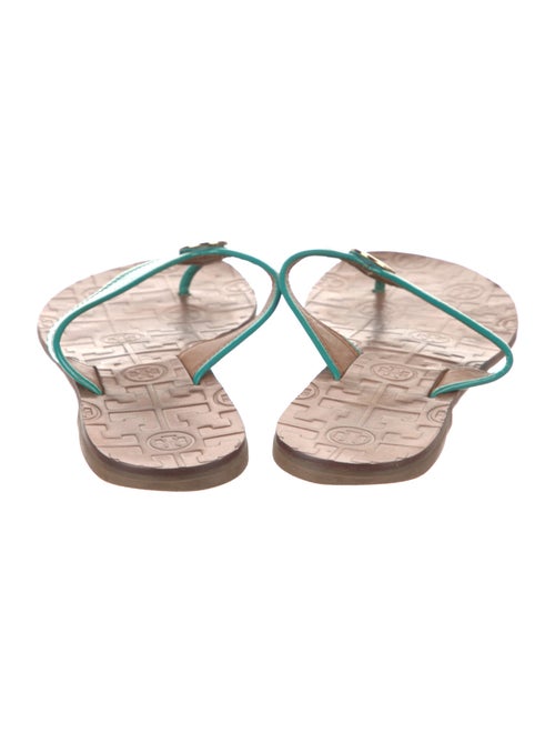 Tory Burch Patent Leather Flip Flops