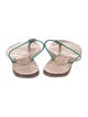 Tory Burch Patent Leather Flip Flops