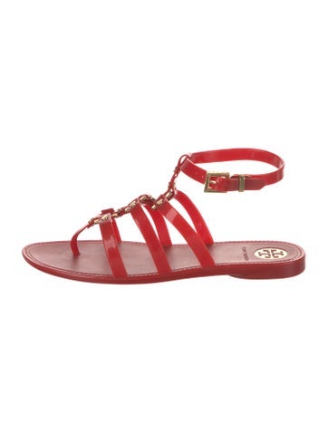 Tory Burch Sandals Rubber Studded Accents Gladiator US 8 |