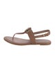 Tory Burch Leather T-Strap Sandals