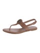 Tory Burch Leather T-Strap Sandals