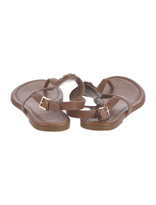 Tory Burch Leather T-Strap Sandals