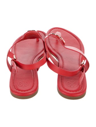 Tory Burch Leather T-Strap Sandals