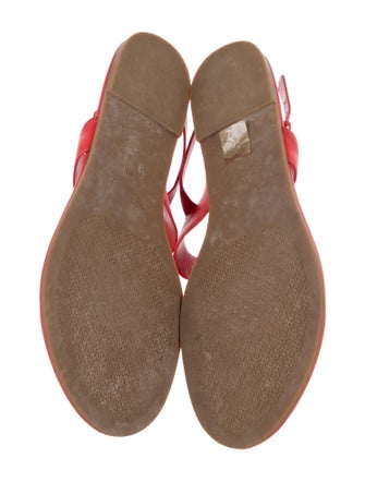 Tory Burch Leather T-Strap Sandals