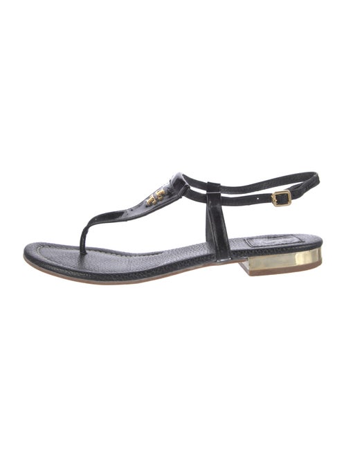 Tory Burch Leather T-Strap Sandals