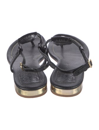 Tory Burch Leather T-Strap Sandals
