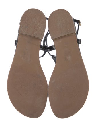 Tory Burch Leather T-Strap Sandals