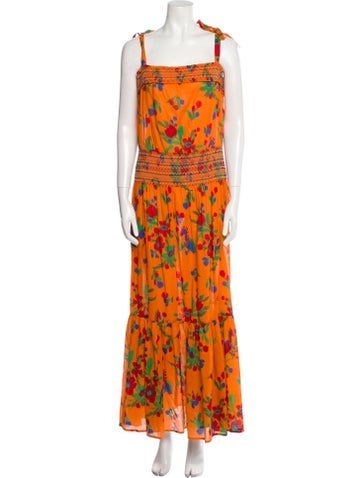 Tory Burch Dresses Floral Print Long Dress S