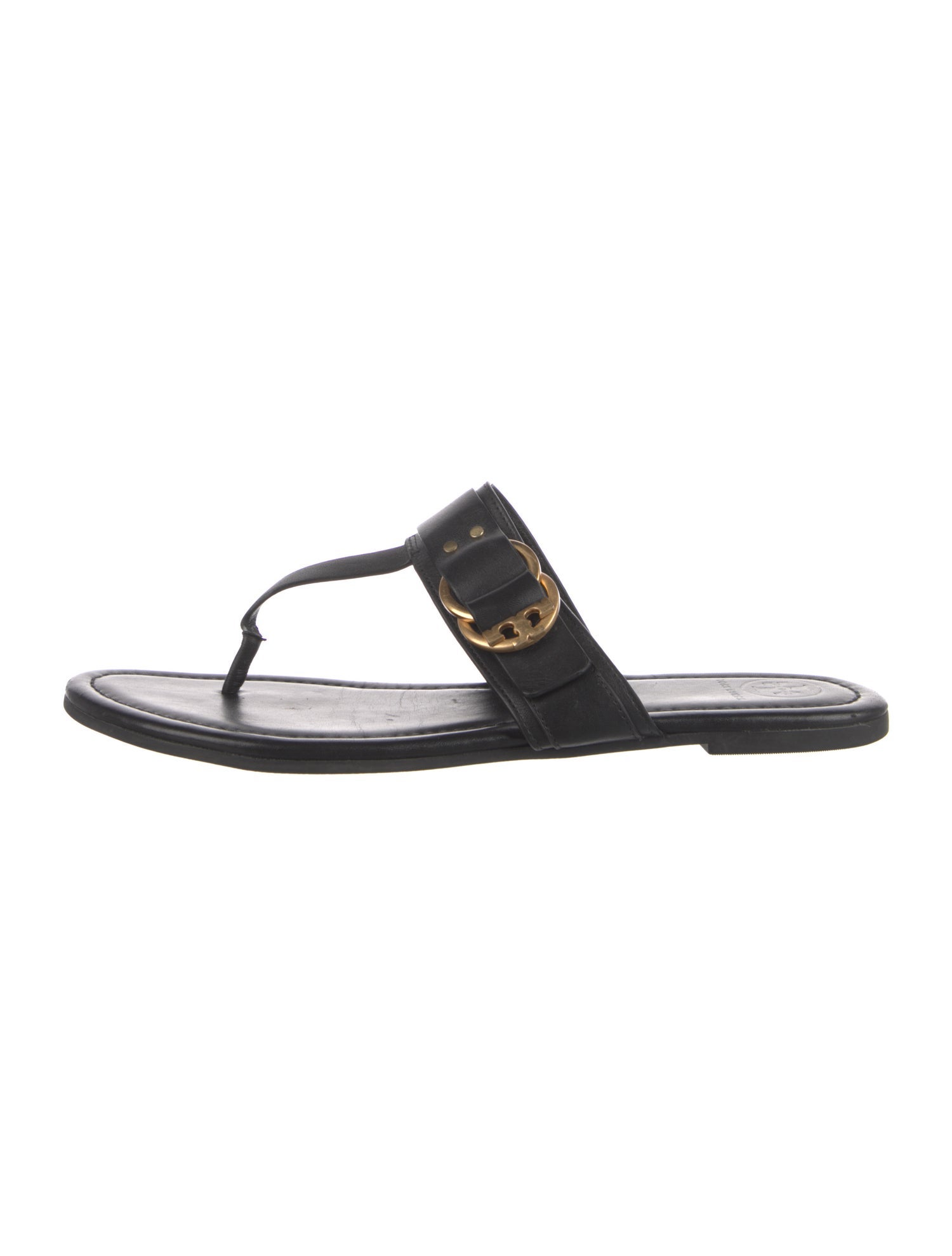 Tory Burch Leather Slides