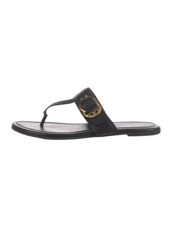 Tory Burch Leather Slides