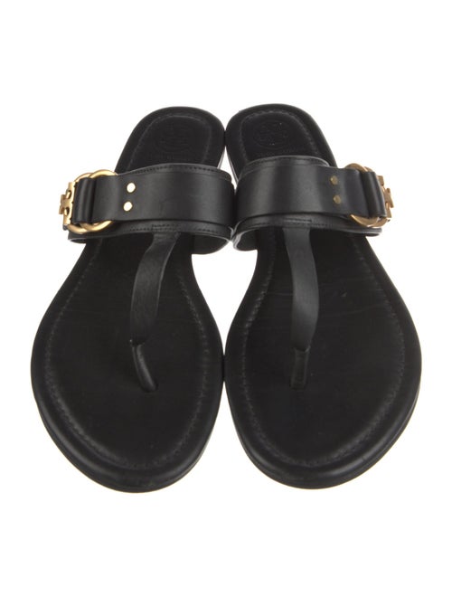 Tory Burch Leather Slides