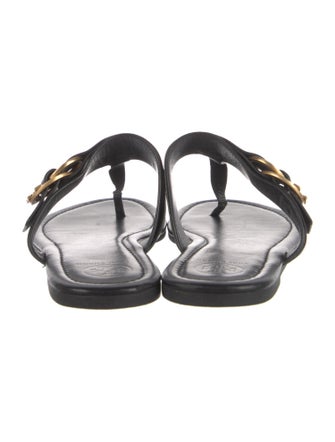 Tory Burch Leather Slides