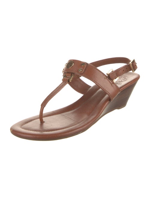 Tory Burch Leather T-Strap Sandals