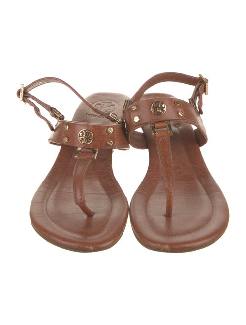 Tory Burch Leather T-Strap Sandals