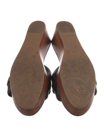 Tory Burch Leather Slides