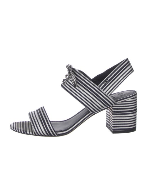 Tory Burch Striped Slingback Sandals