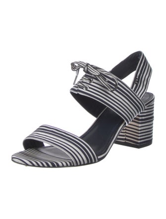 Tory Burch Striped Slingback Sandals
