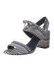 Tory Burch Striped Slingback Sandals