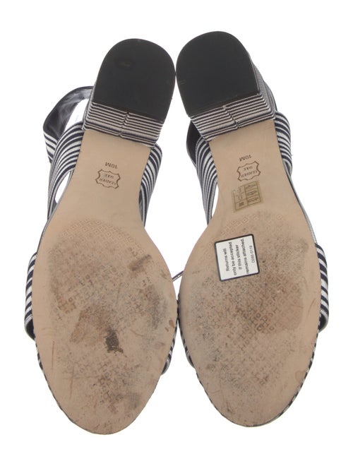 Tory Burch Striped Slingback Sandals