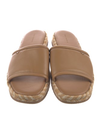 Tory Burch Leather Espadrilles