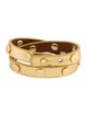 Tory Burch Leather Stud Double Wrap Bracelet