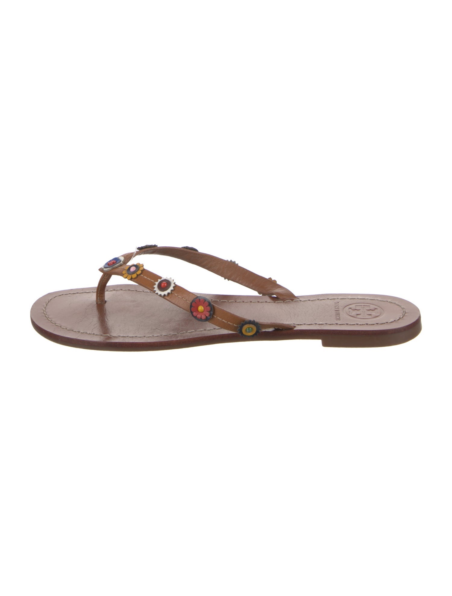 Tory Burch Leather Flip Flops