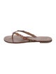 Tory Burch Leather Flip Flops