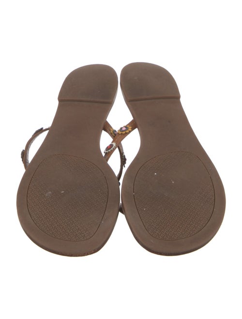 Tory Burch Leather Flip Flops