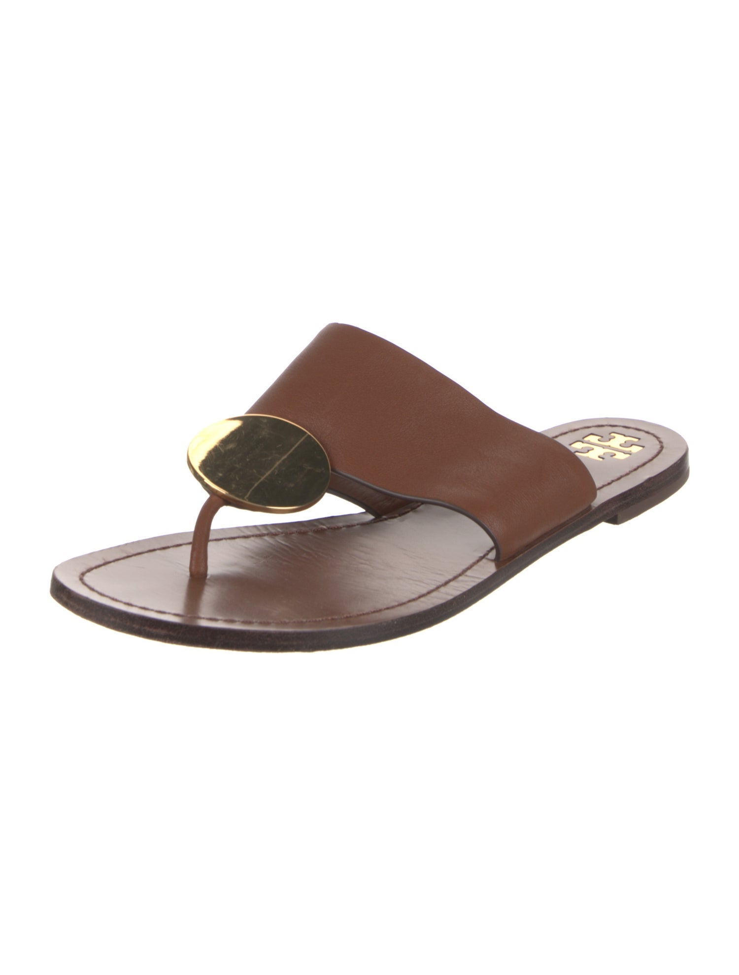 Tory Burch Leather Slides