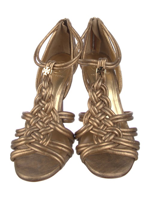 Tory Burch Leather T-Strap Sandals