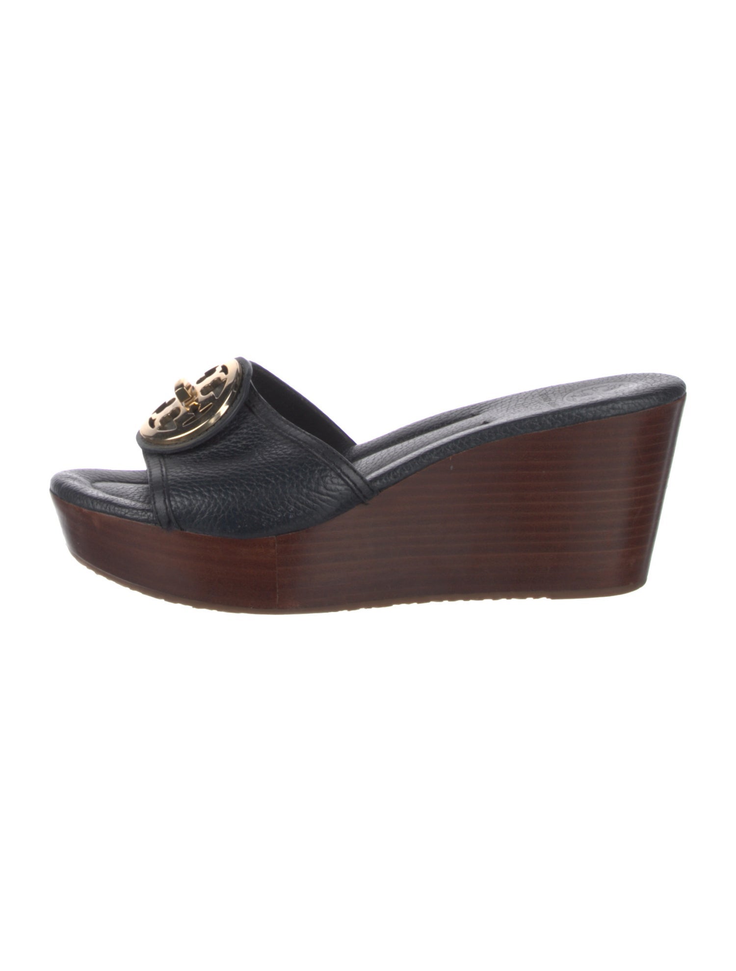 Tory Burch Leather Slides