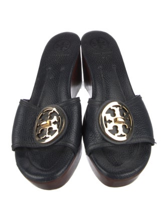 Tory Burch Leather Slides