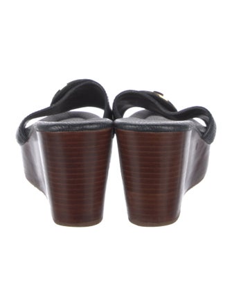 Tory Burch Leather Slides