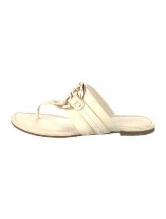 Tory Burch Leather Slides