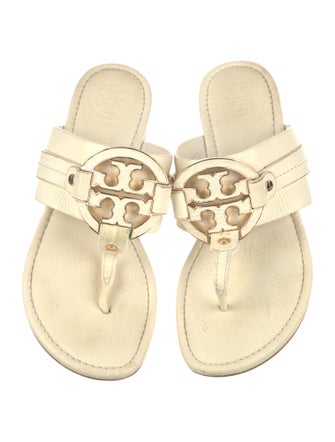 Tory Burch Leather Slides