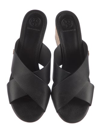 Tory Burch Leather Slides