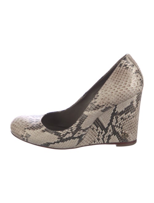 Tory Burch Leather Animal Print Pumps