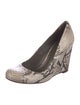 Tory Burch Leather Animal Print Pumps