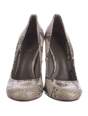 Tory Burch Leather Animal Print Pumps