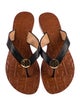 Tory Burch Leather Flip Flops