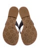 Tory Burch Leather Flip Flops