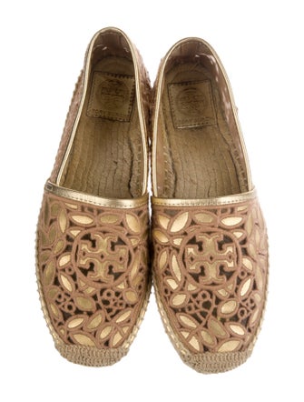 Tory Burch Leather Printed Espadrilles