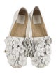 Tory Burch Leather Floral Print Espadrilles