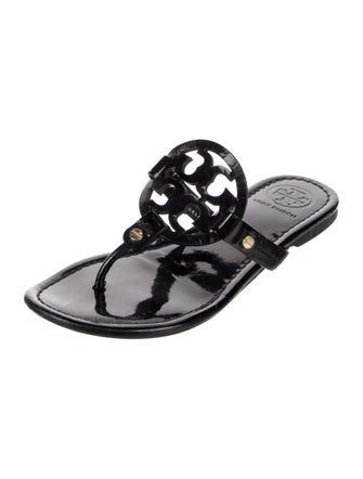 Tory Burch Patent Leather Slides