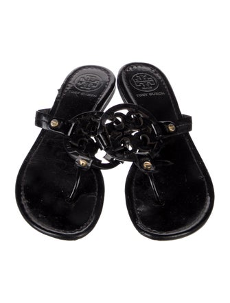 Tory Burch Patent Leather Slides