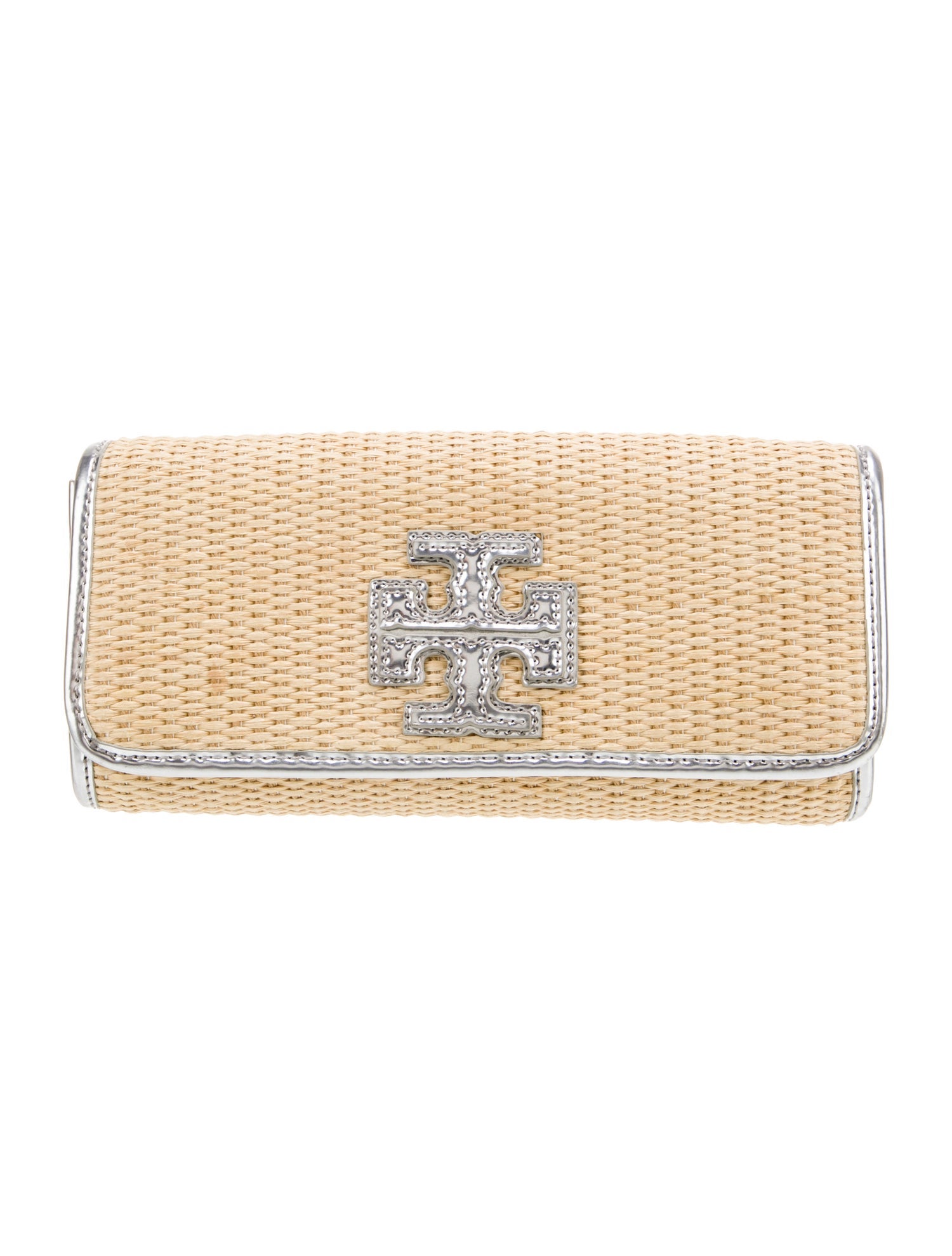 Tory Burch Straw Clutch