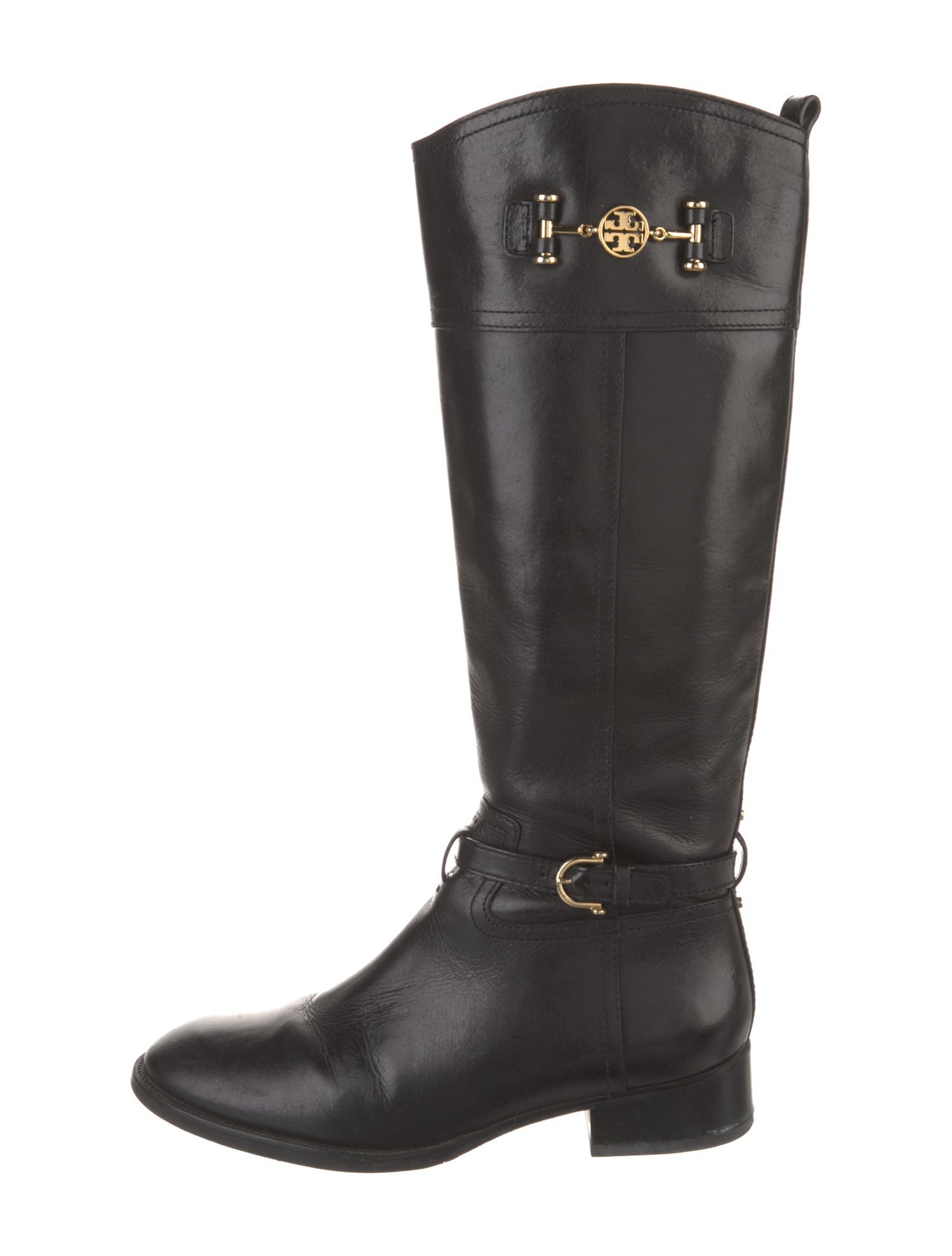 Tory Burch Leather Riding Boots