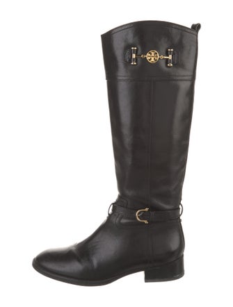 Tory Burch Leather Riding Boots
