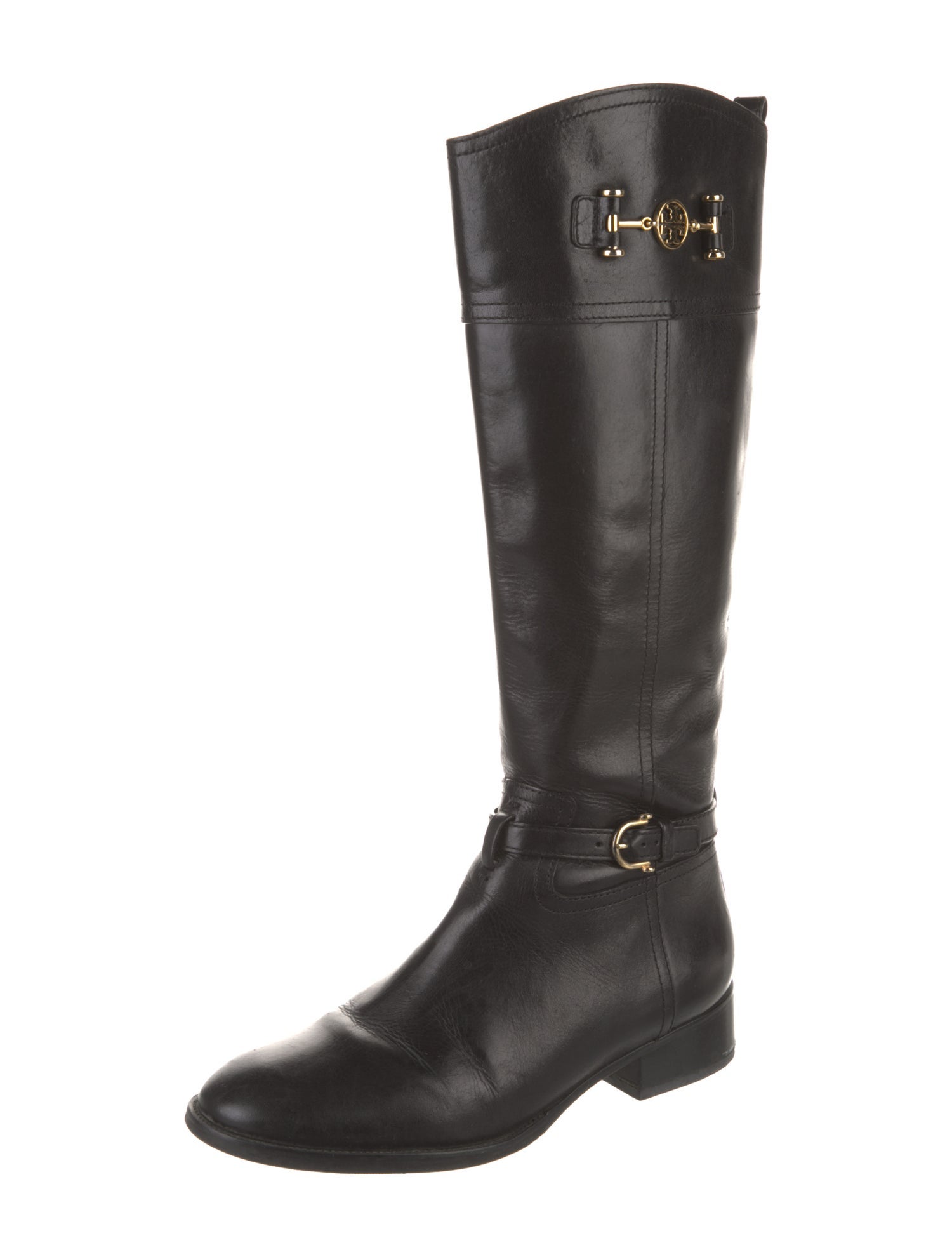 Tory Burch Leather Riding Boots