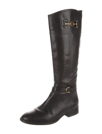 Tory Burch Leather Riding Boots